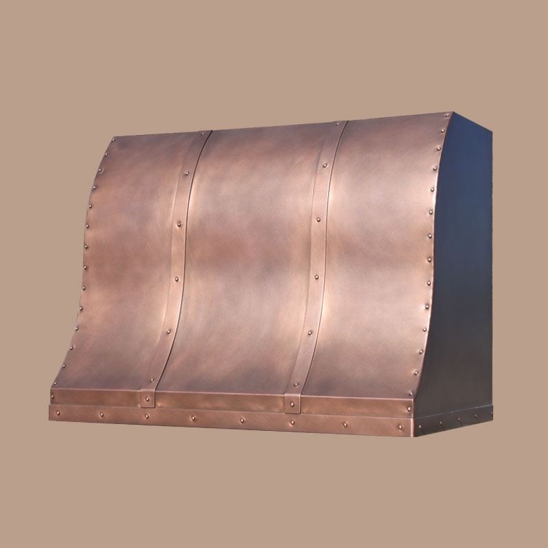 Transitional Copper Range Hood