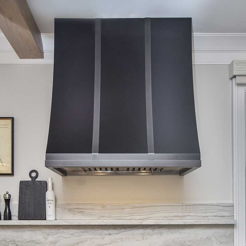 Transitional Powdercoat Range Hood